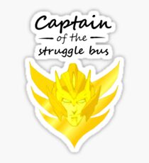 Captain of the Struggle Bus Sticker