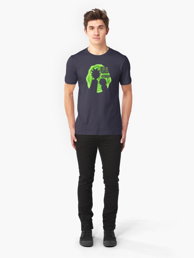Alternate view of Oh Geez Rick Slim Fit T-Shirt