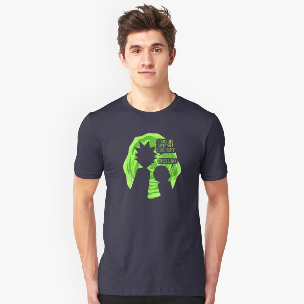 Oh Geez Rick Slim Fit T-Shirt