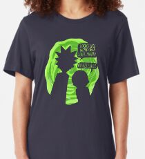 Oh Geez Rick Slim Fit T-Shirt