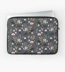 Black Crow and Butterflies Laptop Sleeve