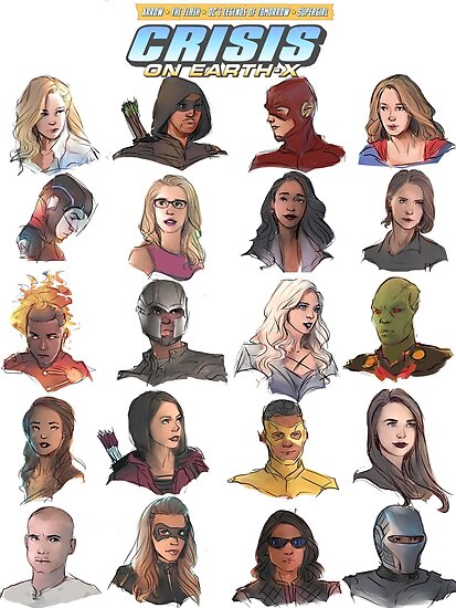 "arrowverse" Poster by nishnoosh | Redbubble
