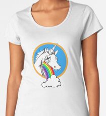 Drunk Unicorns Make Rainbows! Women's Premium T-Shirt