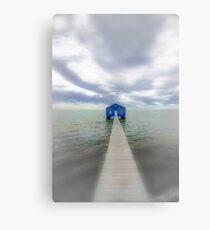 Boatshed Canvas Print