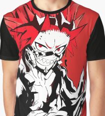 rote Krawalle Grafik T-Shirt