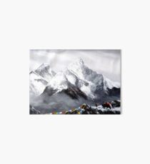 Panoramic View Of Everest Mountain Art Board