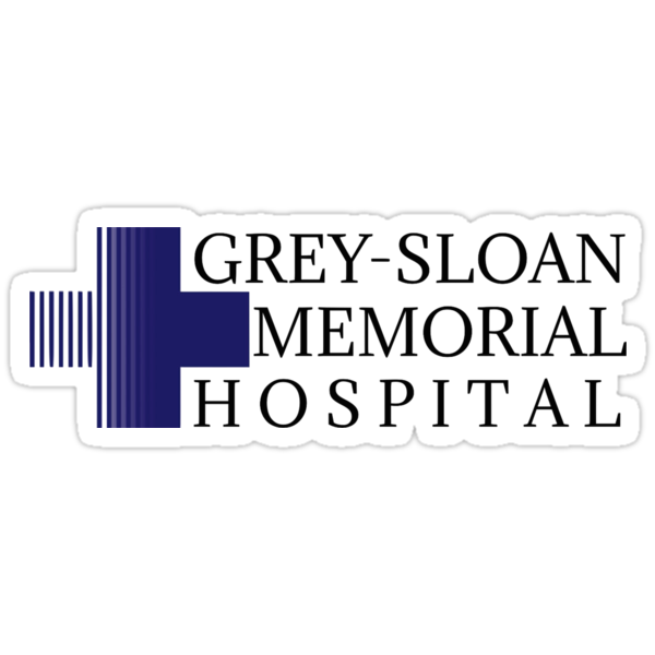 "GREY-SLOAN MEMORIAL HOSPITAL" Stickers by hrmattus | Redbubble