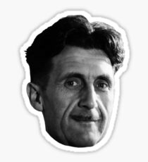 George Orwell Face 01 Sticker