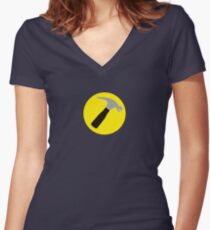 Captain Hammer Women's Fitted V-Neck T-Shirt