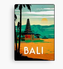 BALI : Vintage Travel and Tourism Advertising Print Canvas Print