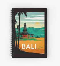 BALI: Vintage Reise- und Tourismuswerbung Print Spiralblock