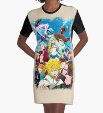 The Seven Deadly Sins: Revival of The Commandments Graphic T-Shirt Dress