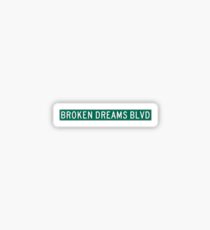 Broken Dreams Boulevard Sticker Sticker