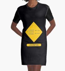 Sign Triangular Distribution Statistics T-Shirt Kleid
