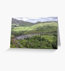 Glenfinnan Viaduct Scotland Greeting Card