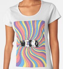 Seltsam Premium Rundhals-Shirt