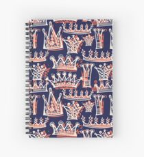 Beautiful royal crowns. Spiral Notebook