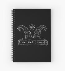Live Deliciously Spiral Notebook