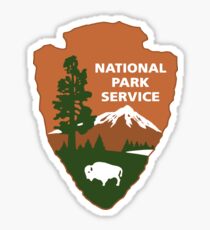 national park service logo Sticker