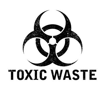 Stickers TOXIC WASTE - symbol