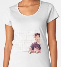 David Tennant - Doctor Who Women's Premium T-Shirt