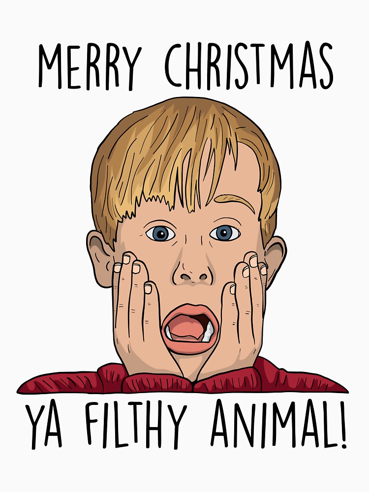 MERRY CHRISTMAS YA FILTHY ANIMAL by funkythings