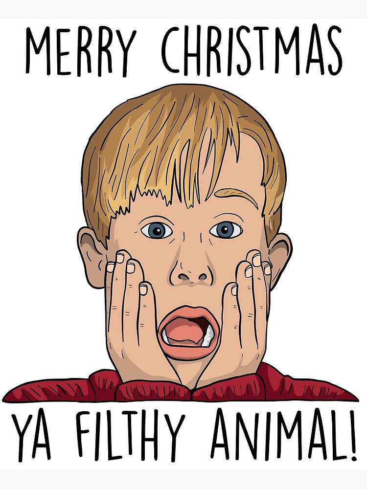 MERRY CHRISTMAS YA FILTHY ANIMAL by funkythings