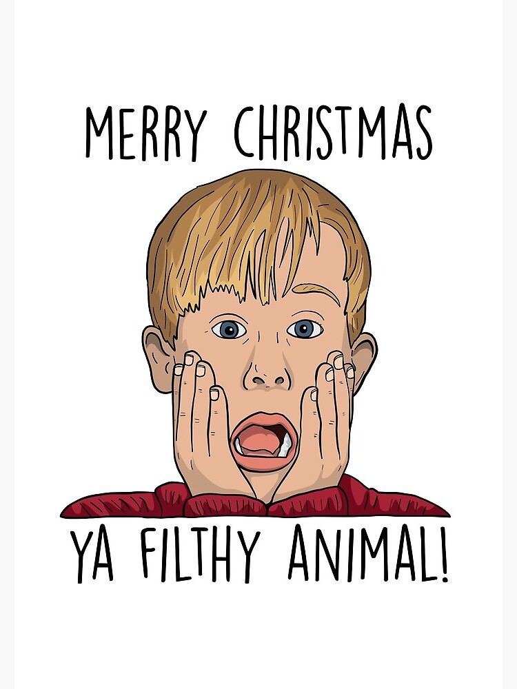 MERRY CHRISTMAS YA FILTHY ANIMAL by funkythings