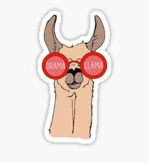 Save the Drama for Your Llama Sticker