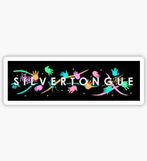 Silvertongue (vertical) Sticker