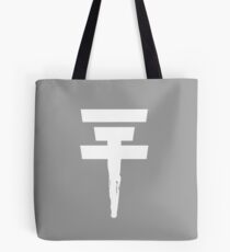 Tokio Hotel Logo (white, once) Tote Bag