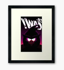 DARK ANGRY BIRDS Framed Print