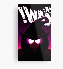 DARK ANGRY BIRDS Metal Print