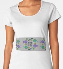 Paper Bacteriophages Women's Premium T-Shirt
