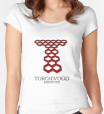 Torchwood Institute Women's Fitted Scoop T-Shirt