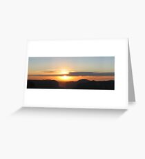 Sunrise at Govett's Leap Greeting Card