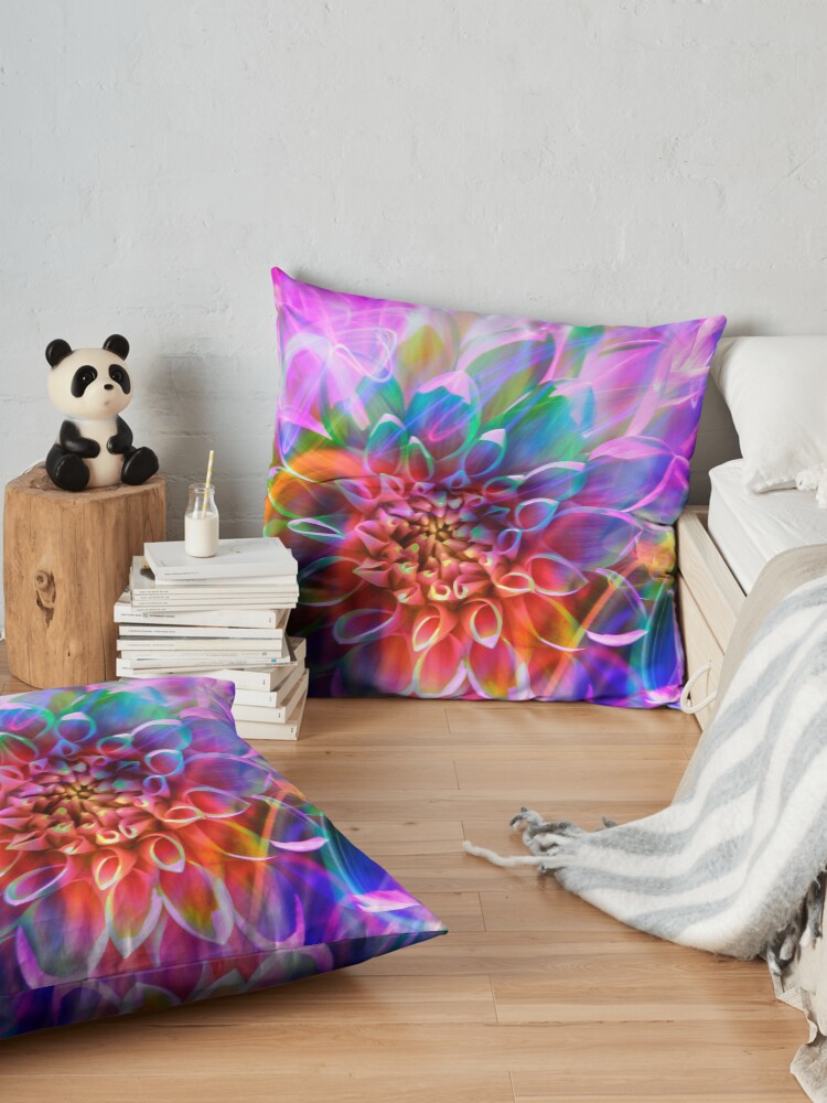 Alternate view of "Crosshairs of a Perpetual Doppler Shift" Floor Pillow