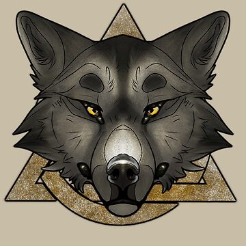 Black Wolf Mask therian-style 