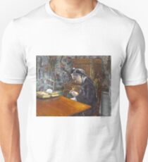 Mademoiselle Boissiere Knitting by Gustave Caillebotte Unisex T-Shirt
