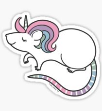 Pretty Rat Unicorn Sticker