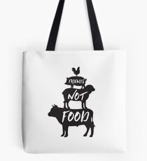 Friends Not Food Tote Bag