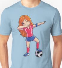 Dabbing Soccer Girl Dab Dance T shirt Funny Football Tee World Cup 2018 Unisex T-Shirt