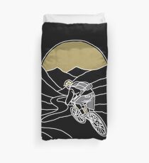 Mountain Biker Line Duvet Cover