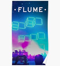 Flume Skin Tour Cube Lights Poster