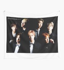 BTS Group Photo Wall Tapestry