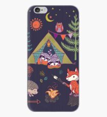 Woodland Animals Campout iPhone Case