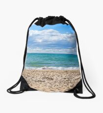 At The Beach...Mornington Peninsula. Drawstring Bag