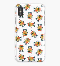 Happy Robot Pattern iPhone Case/Skin
