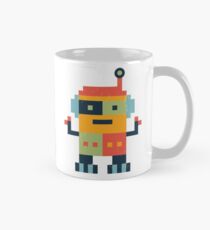 Happy Robot Pattern Mug