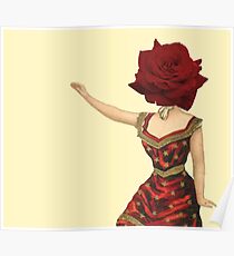 Neutrales Milchhotel Rose Poster